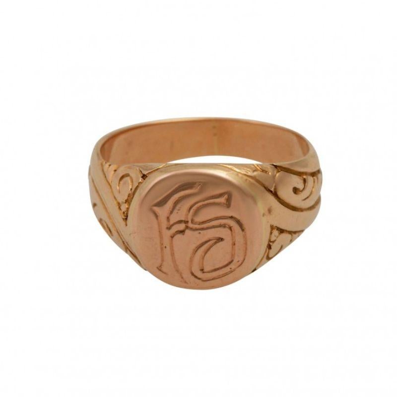 Siegelring mit Monogramm 