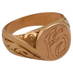 Siegelring mit Monogramm „FS“
