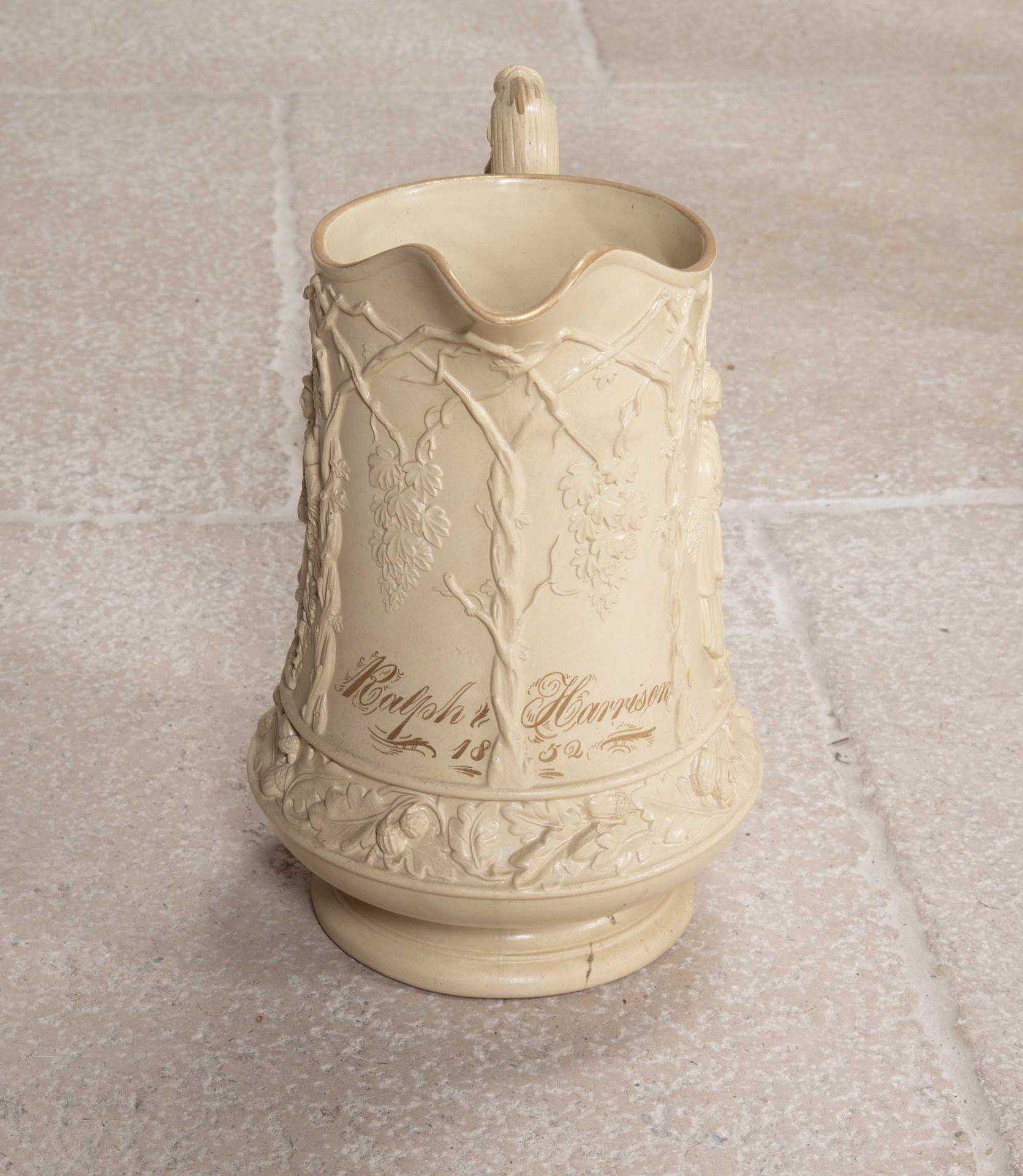 Ceramic Significant Collection of Victorian Relief Moulded Jugs For Sale