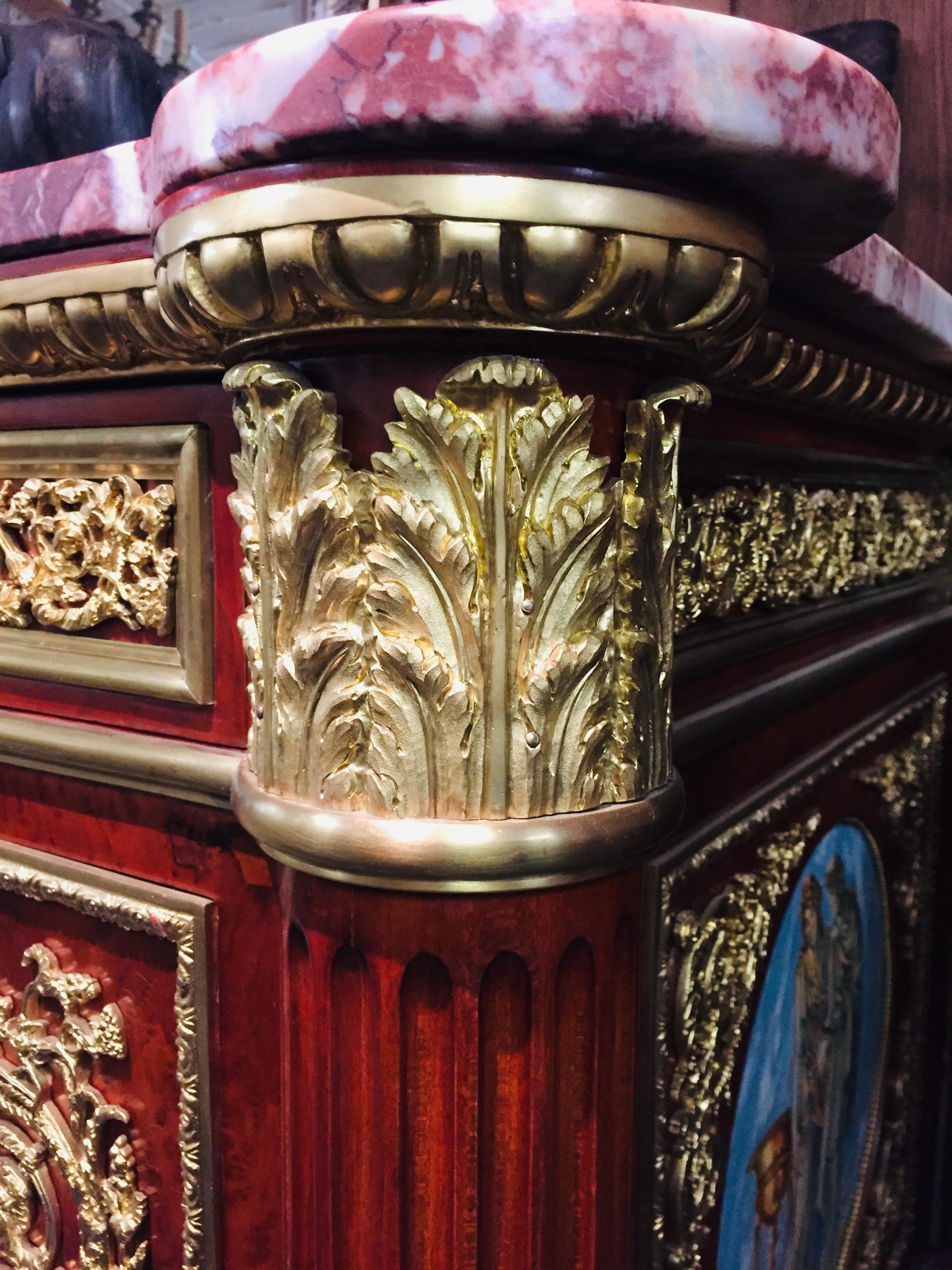 Significant Commode in the Style of Louis XV  and Marie Antoinette 9