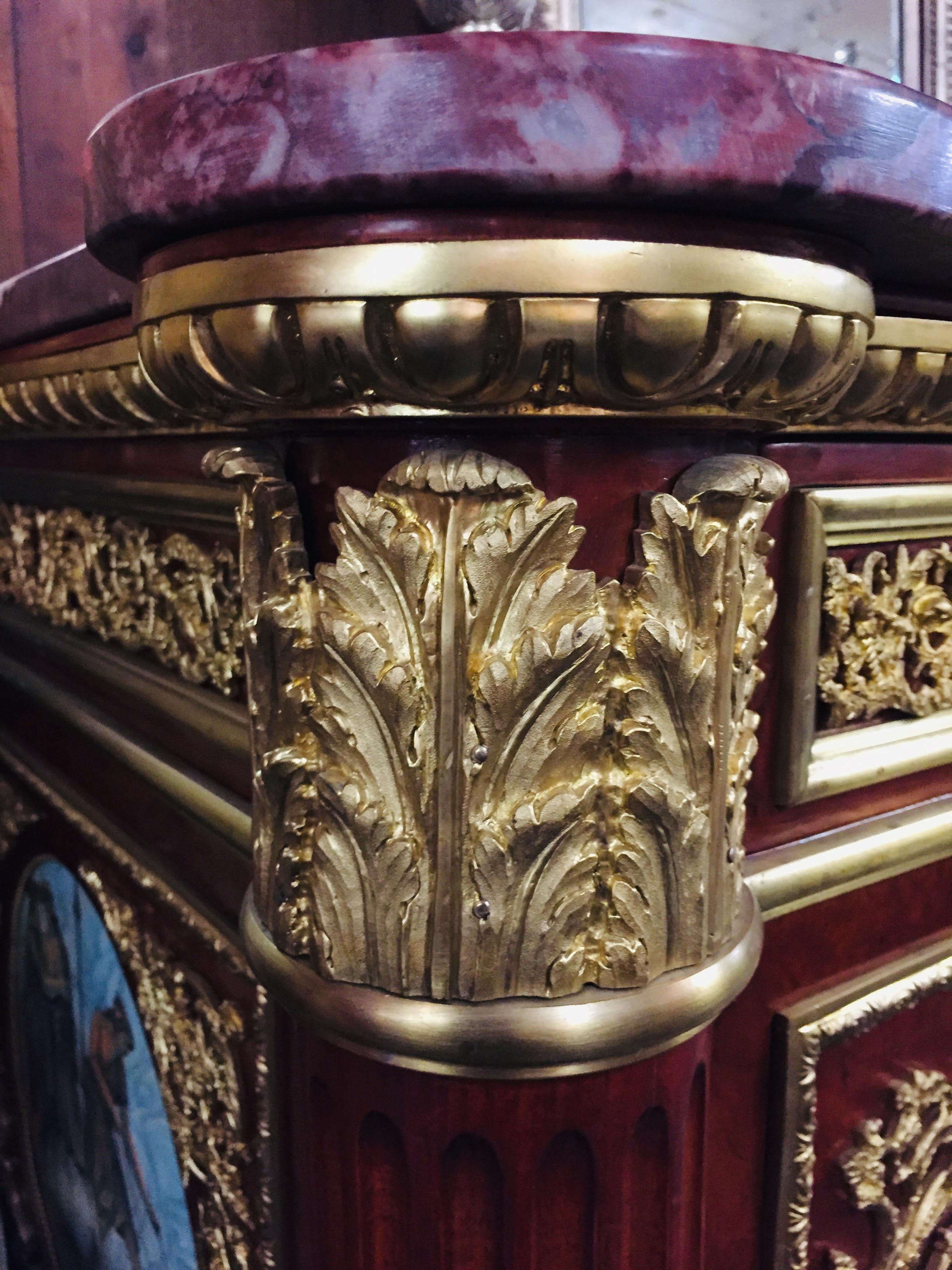 Significant Commode in the Style of Louis XV  and Marie Antoinette 2