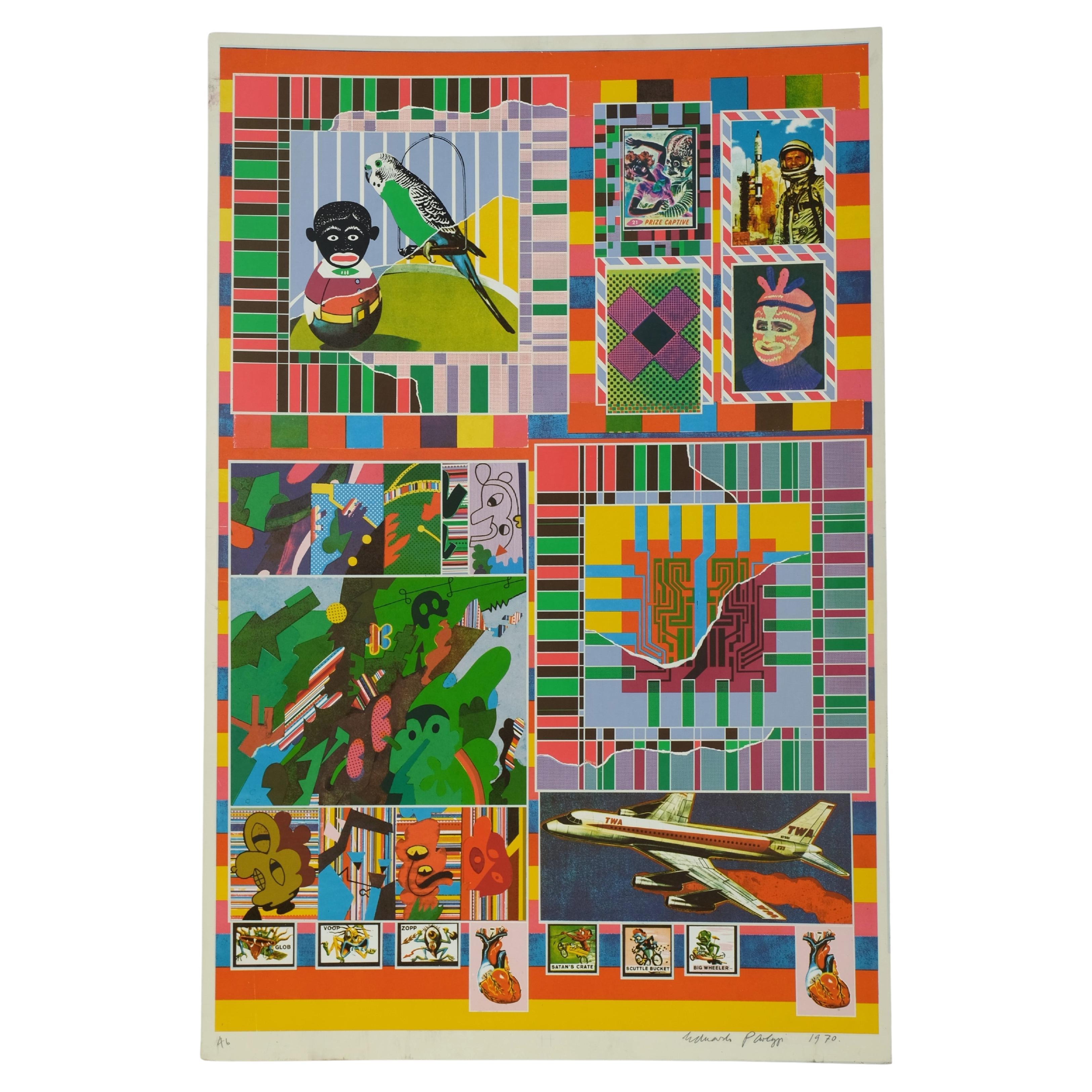 "Signs Of Death and Decay in The Sky" by Eduardo Paolozzi, Great Britain 1970