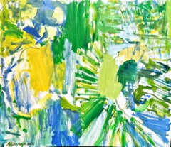 Sigrid Kopfermann Abstract 1998, Oil on Canvas, German Female Artist