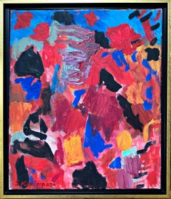 Sigrid Kopfermann, Abstract 2000, Oil on Canvas, German Female Artist