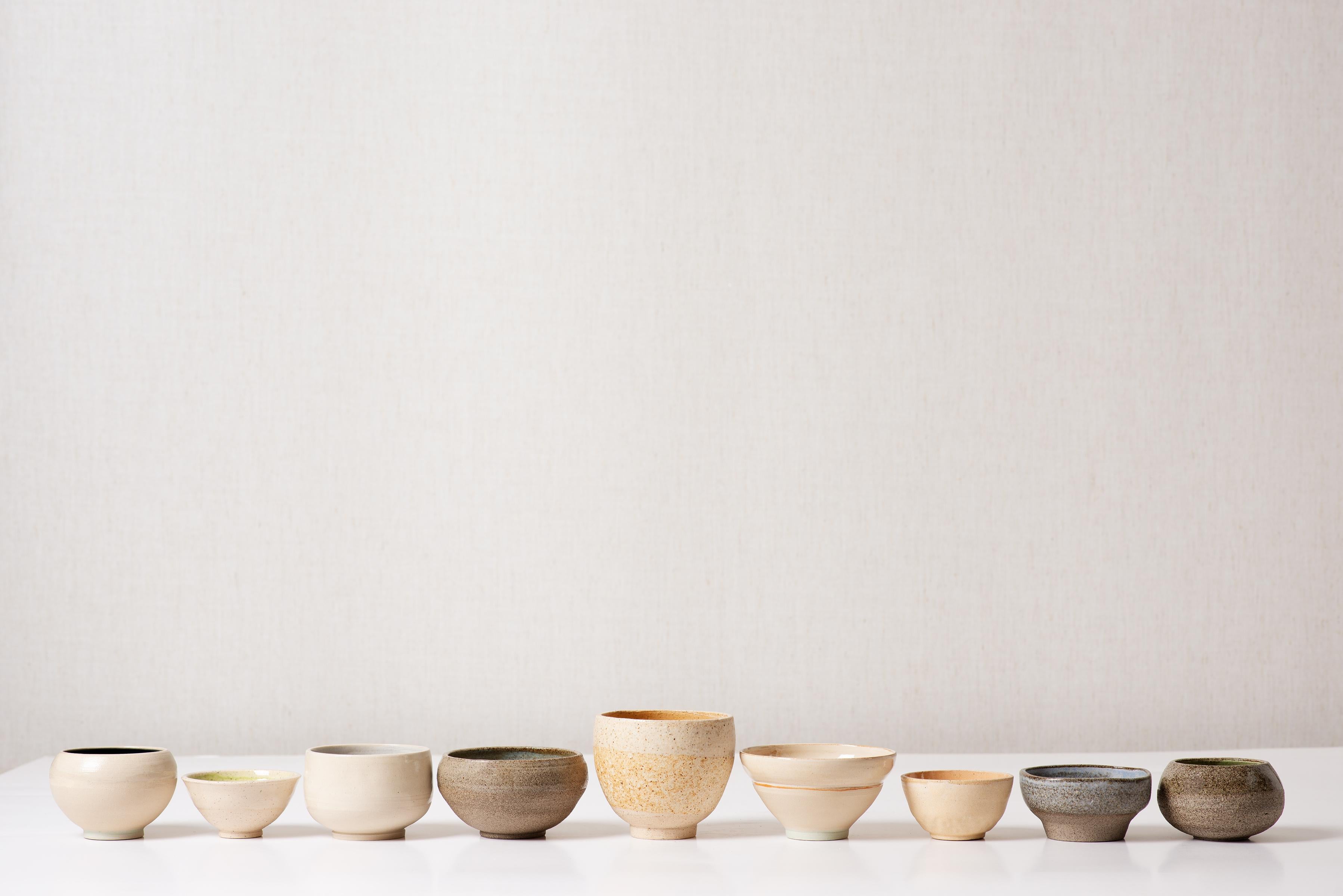 Cup in Grey Speckled Clay with Matte Grey Blue Glaze
Ø 7,5cm, H: 4cm
Unique piece made in Belgium - 2021

Sigrid Volders is a Belgian ceramic artist who lives and works near Antwerp, Belgium. This piece was shown in her first solo show in France in