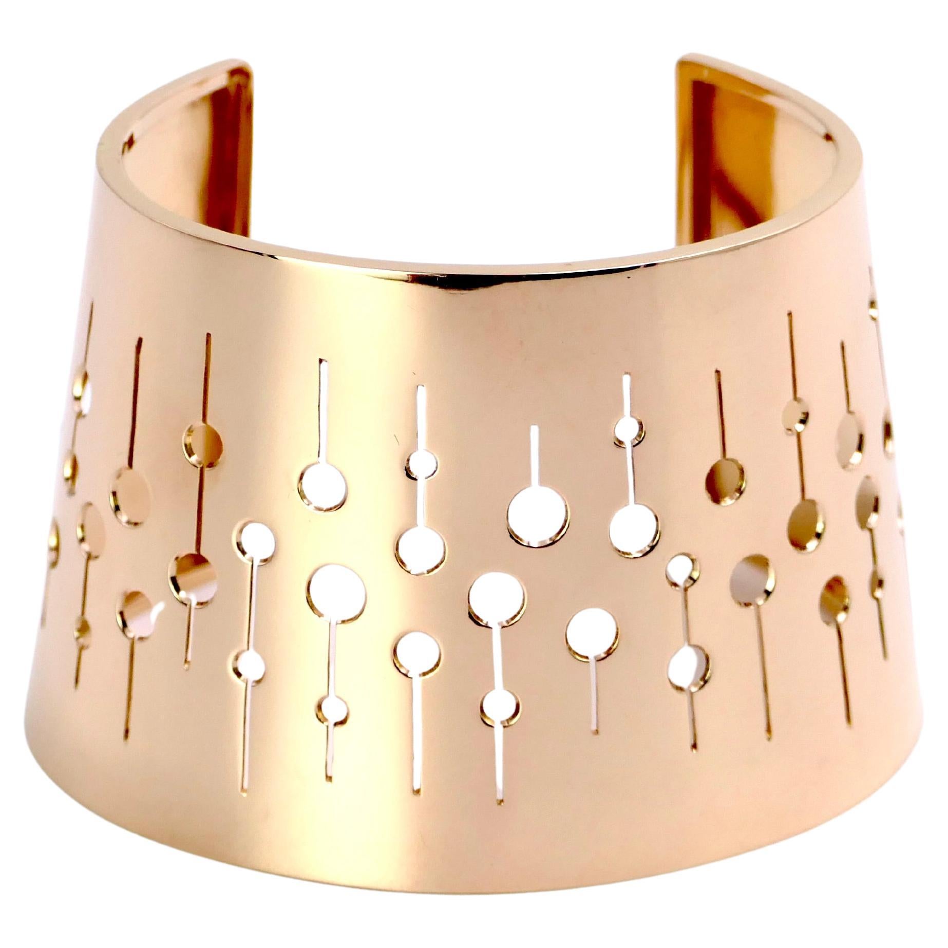 Sigurd Persson a 18ct gold modernist cuff bracelet 1963