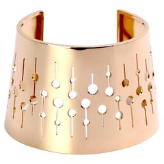 Vintage Sigurd Persson a 18ct gold modernist cuff bracelet 1963