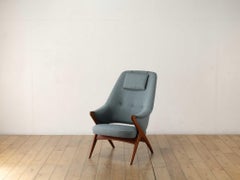 Sigurd Resell Silla de salón Bravo Años 60