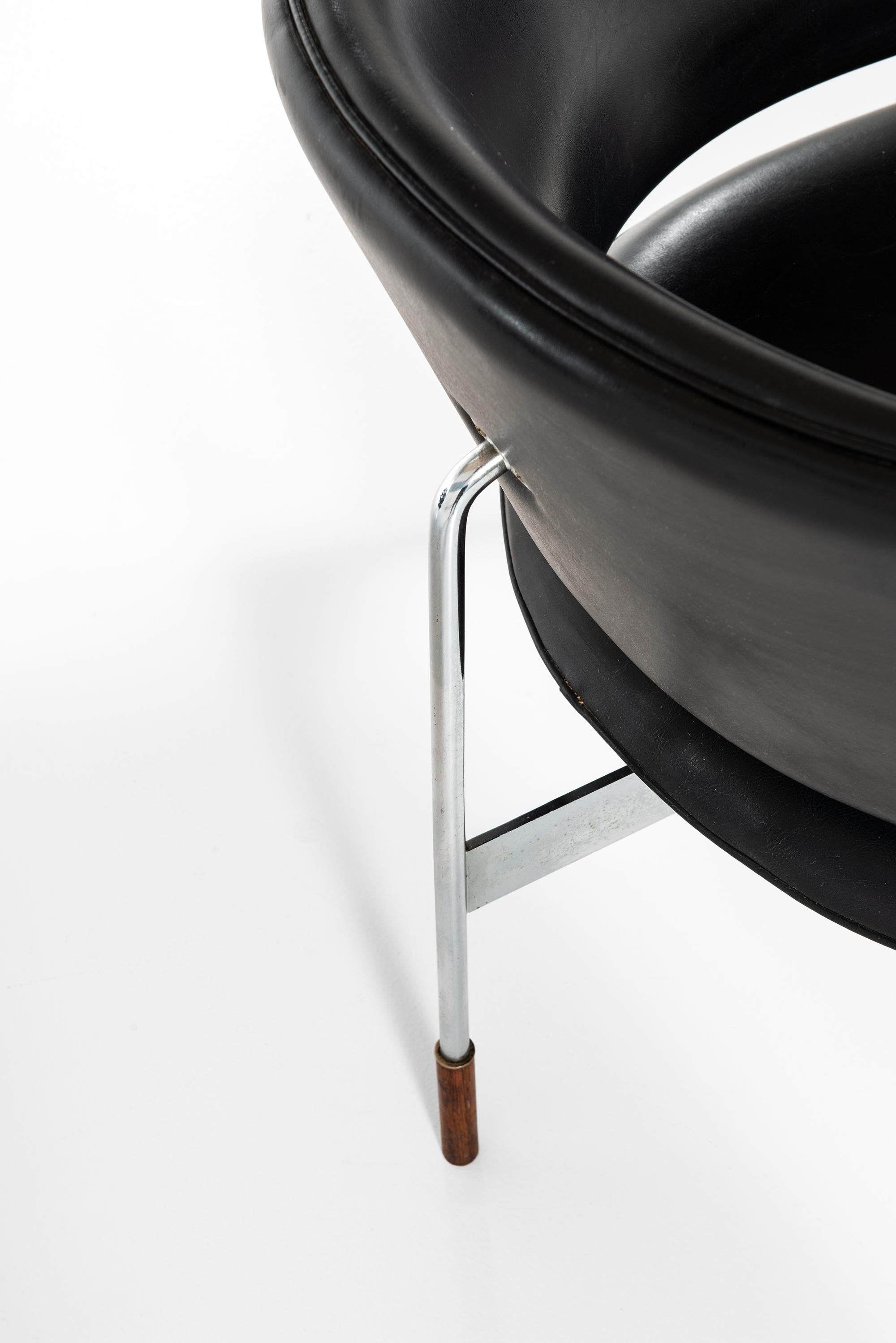 Sigurd Resell Easy Chairs Modell Cirkel von Rastad & Relling in Norwegen (Stahl) im Angebot