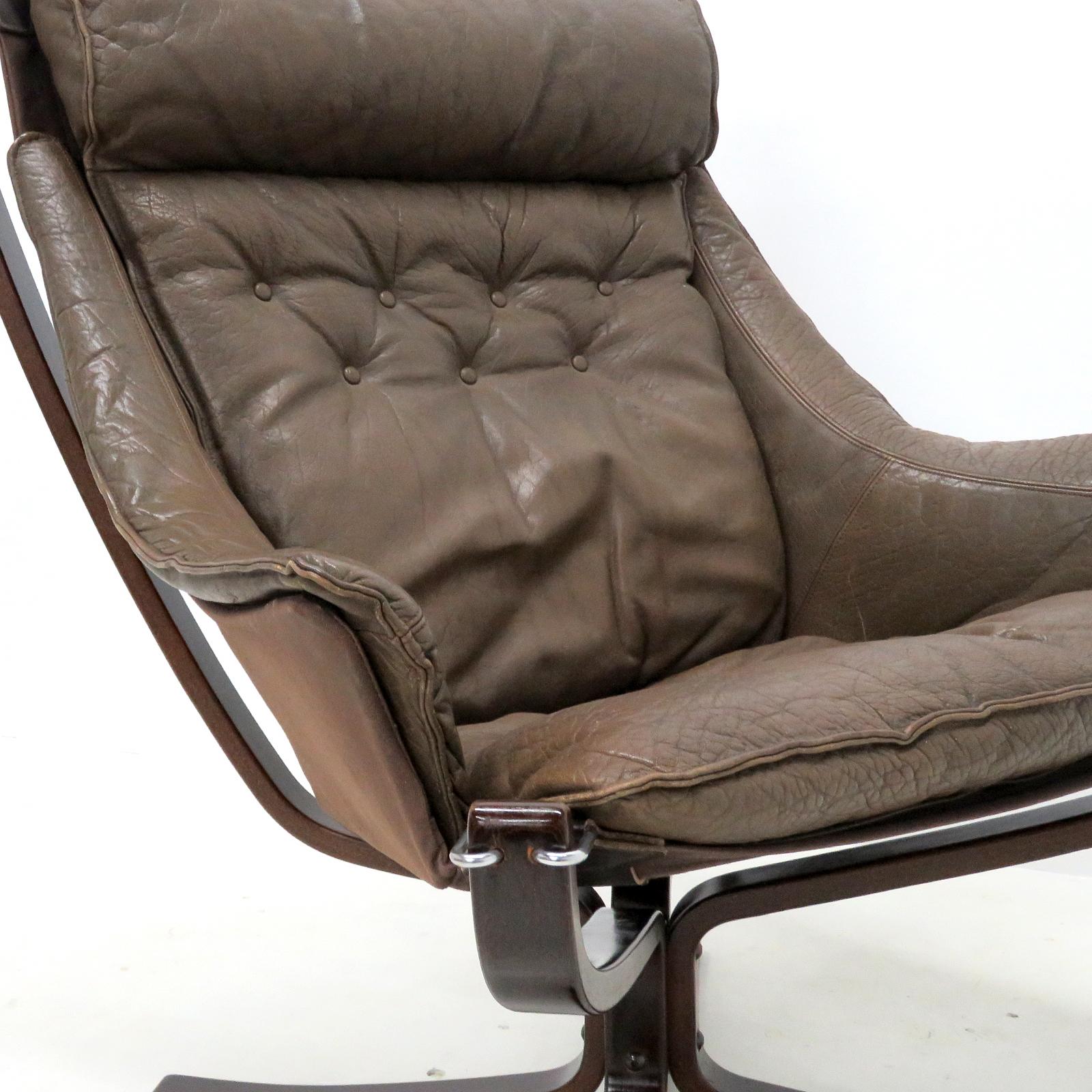 Late 20th Century Sigurd Resell Falcon Chair, 1970