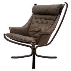 Vintage Sigurd Resell Falcon Chair, 1970