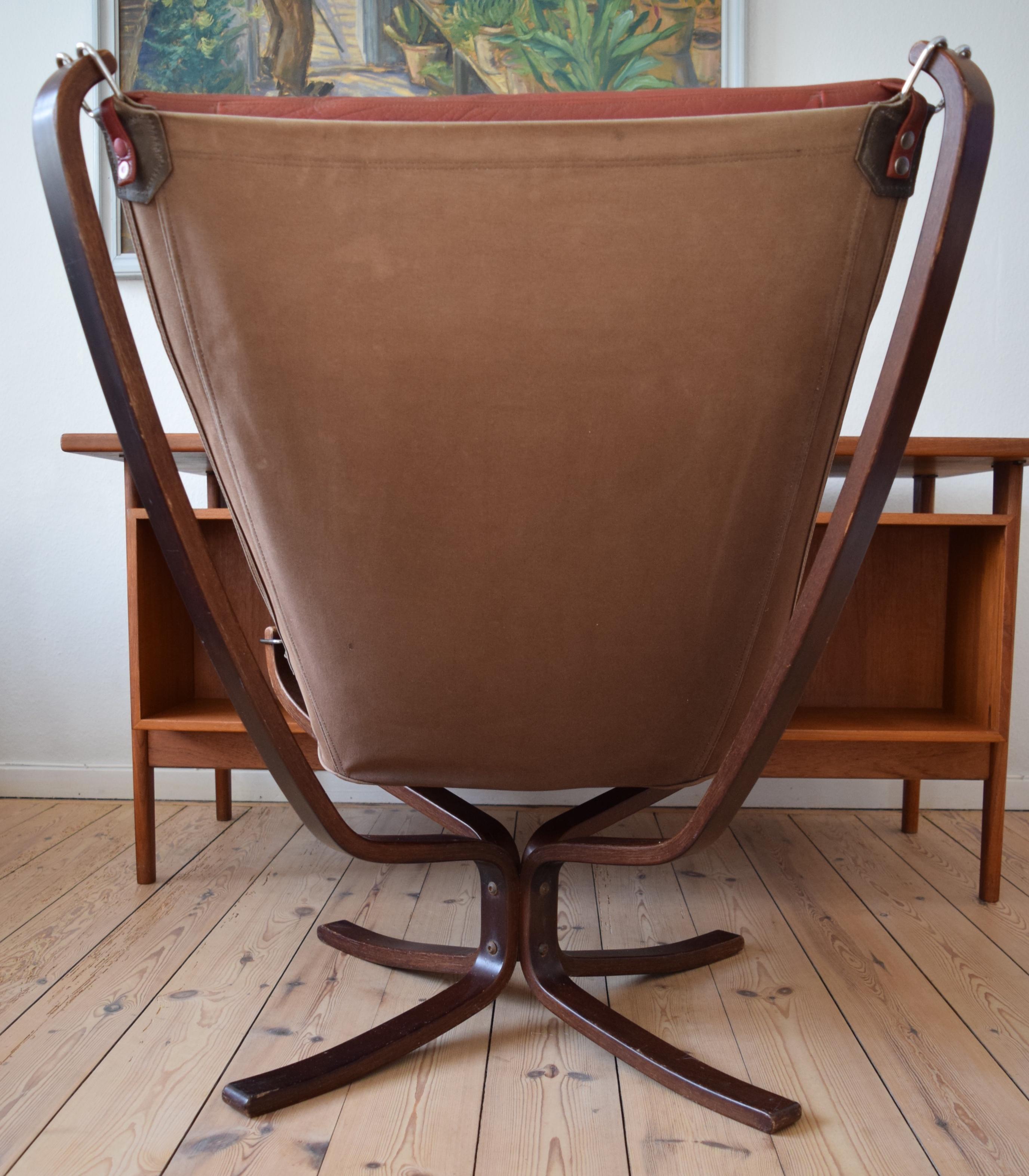 Sigurd Ressel Red Falcon Chair from Vatne Møbler For Sale 2