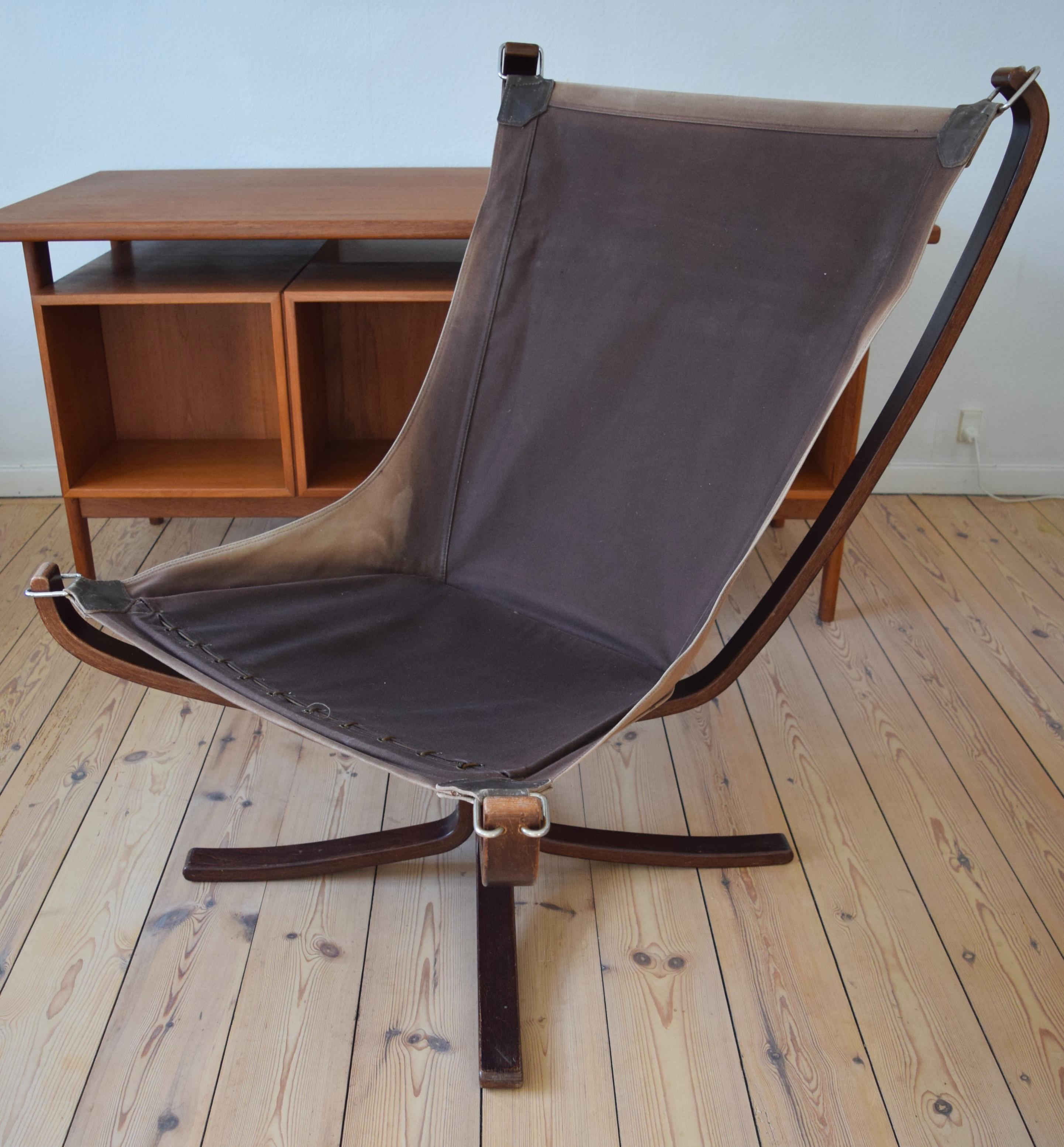 Sigurd Ressel Red Falcon Chair from Vatne Møbler For Sale 3