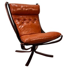 Sigurd Ressell 'Falcon Chair' für Vatne Møbler, Norwegen 1970er Jahre