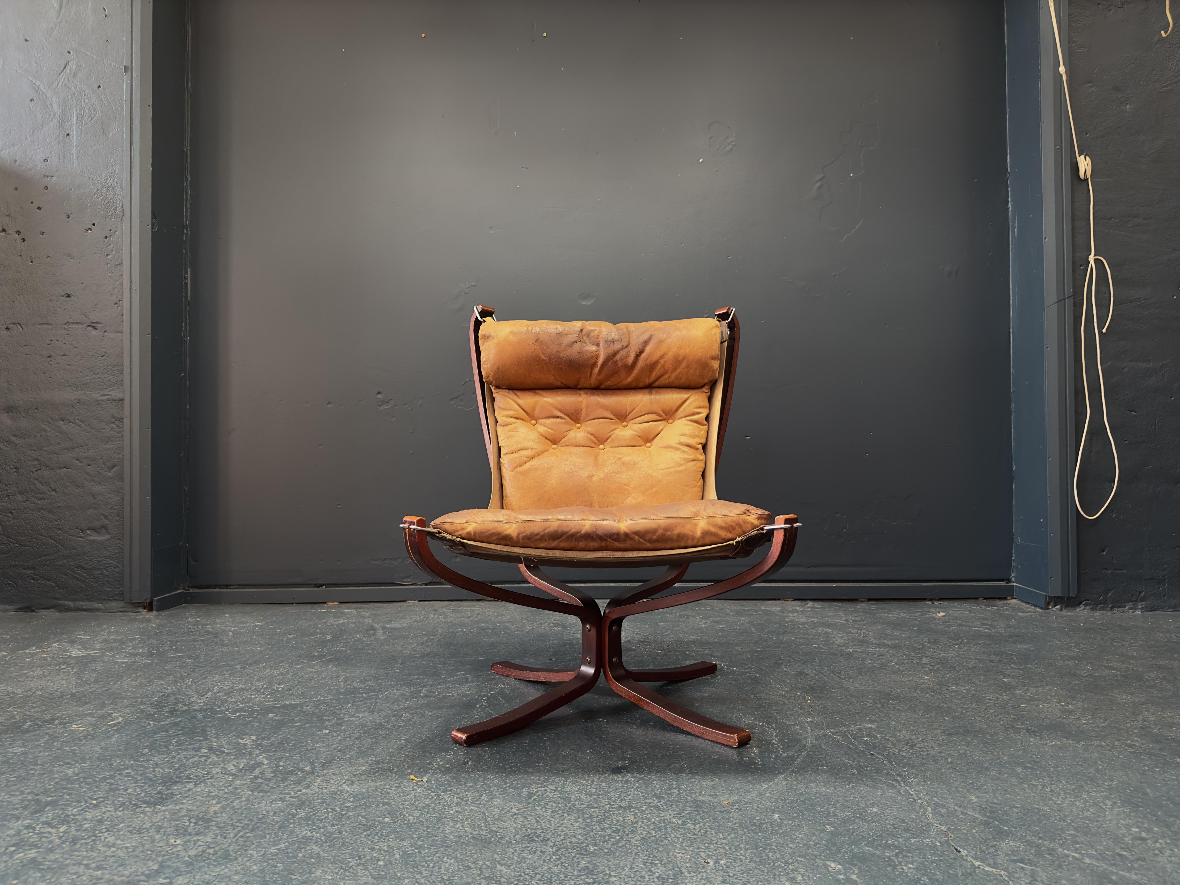 Mid-Century Modern Sigurd Ressell Falcon Chiar