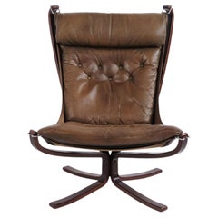Sigurd Ressell Falcon Lounge Chair by Vatne Møbler Norway 1970s