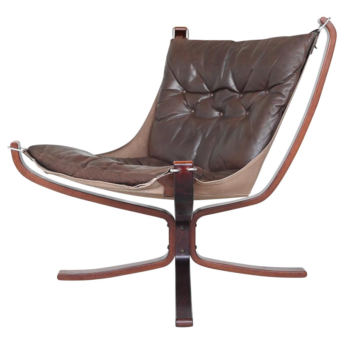 Sigurd Ressell Falcon Lounge Chair Vatne Møbler, Norway, 1970