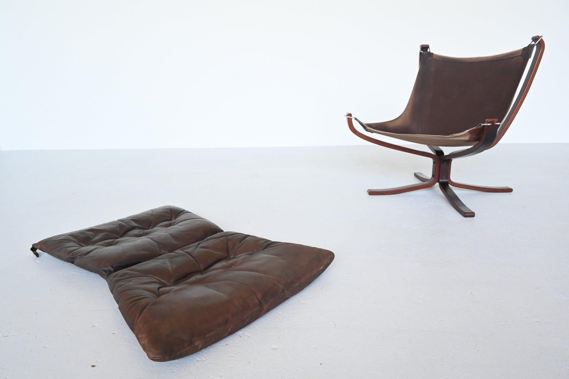 Sigurd Ressell Falcon Lounge Chair Vatne Møbler, Norway, 1970 4