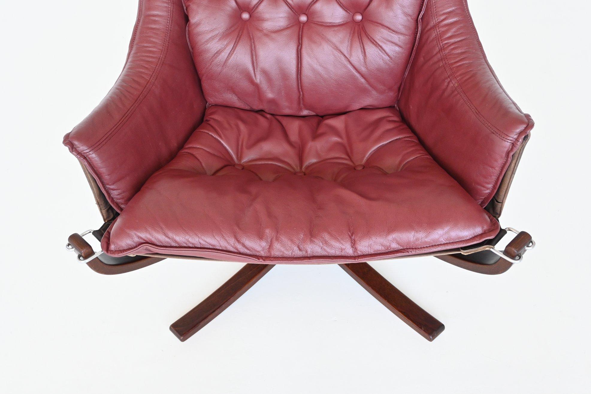 Sigurd Ressell Falcon Low Back Lounge Chair Vatne Mobler, Norway, 1970 3