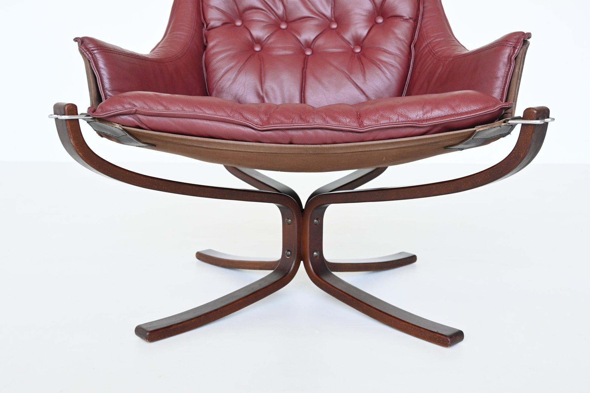 Sigurd Ressell Falcon Low Back Lounge Chair Vatne Mobler, Norway, 1970 4