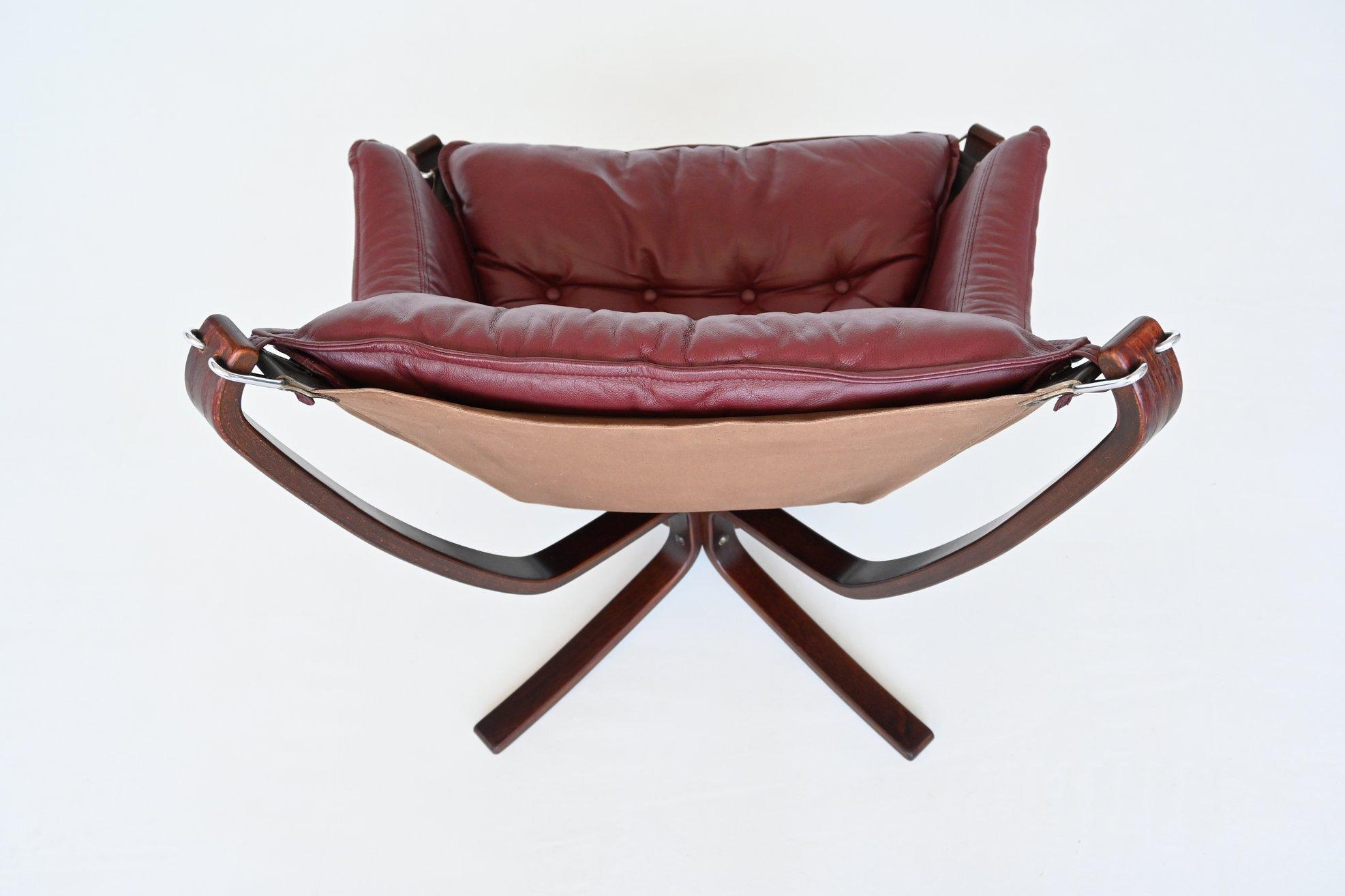 Sigurd Ressell Falcon Low Back Lounge Chair Vatne Mobler, Norway, 1970 8
