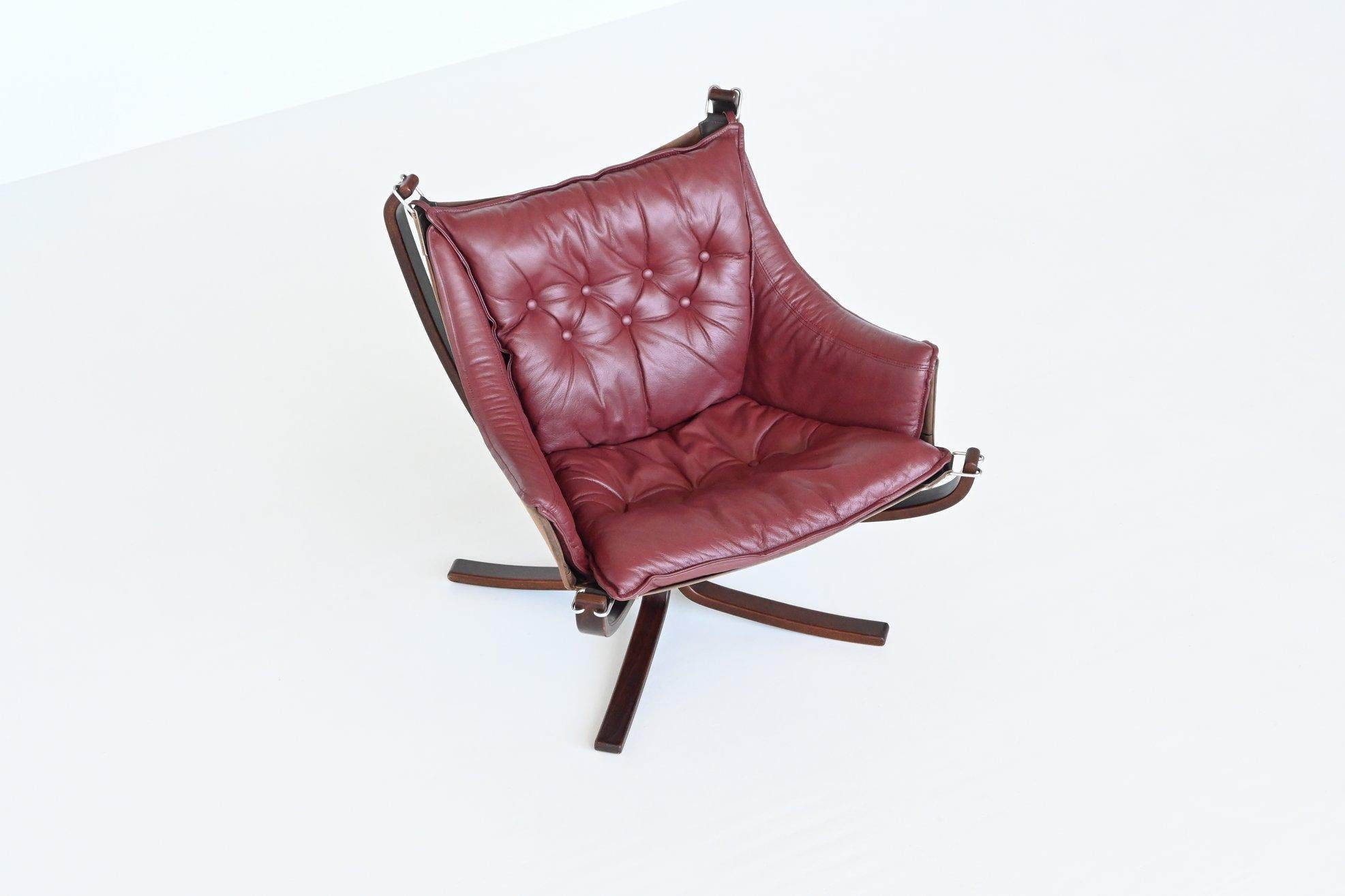 Sigurd Ressell Falcon Low Back Lounge Chair Vatne Mobler, Norway, 1970 10