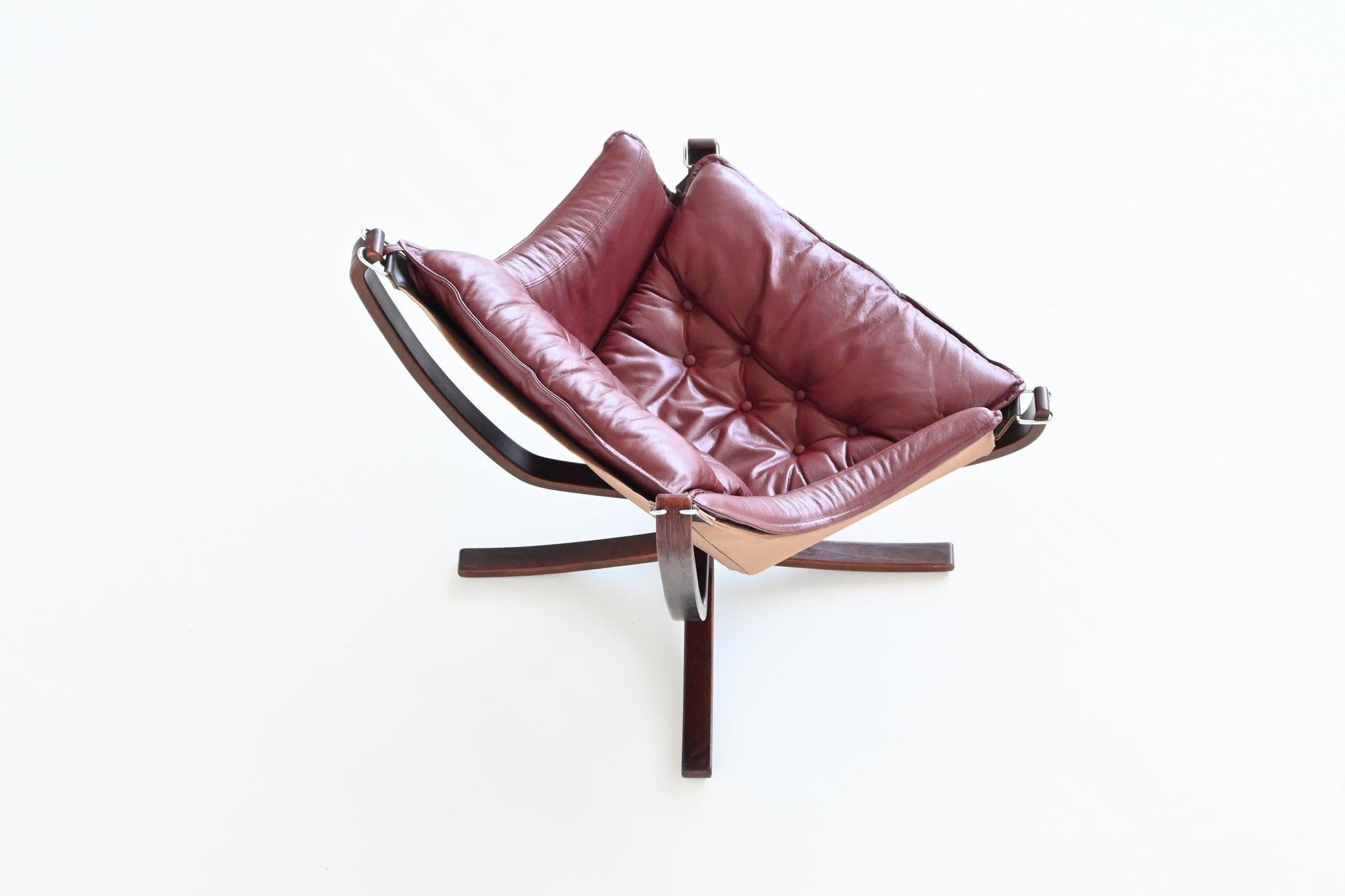 Sigurd Ressell Falcon Low Back Lounge Chair Vatne Mobler, Norway, 1970 11