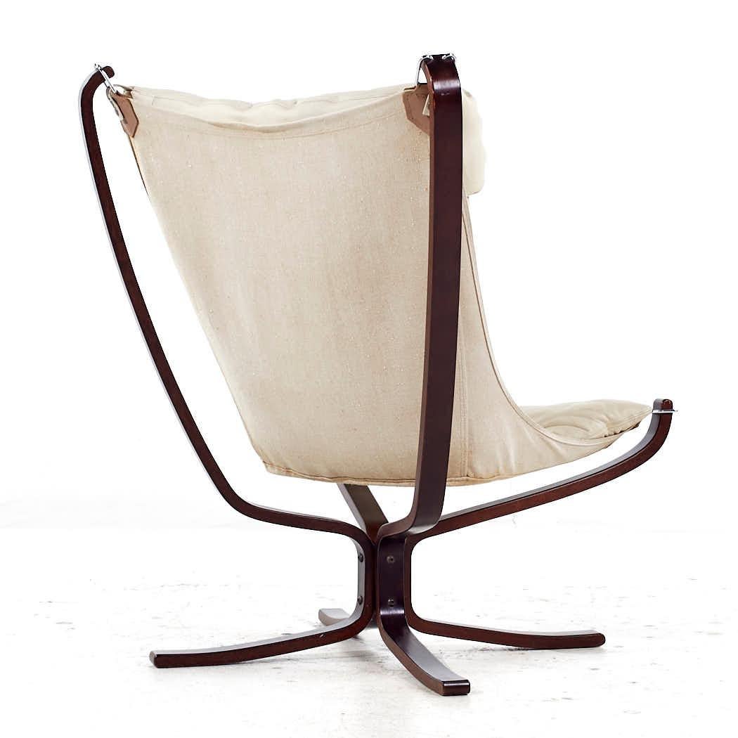 Norwegian Sigurd Ressell for Vatne Mobler Mid Century Falcon Chair For Sale