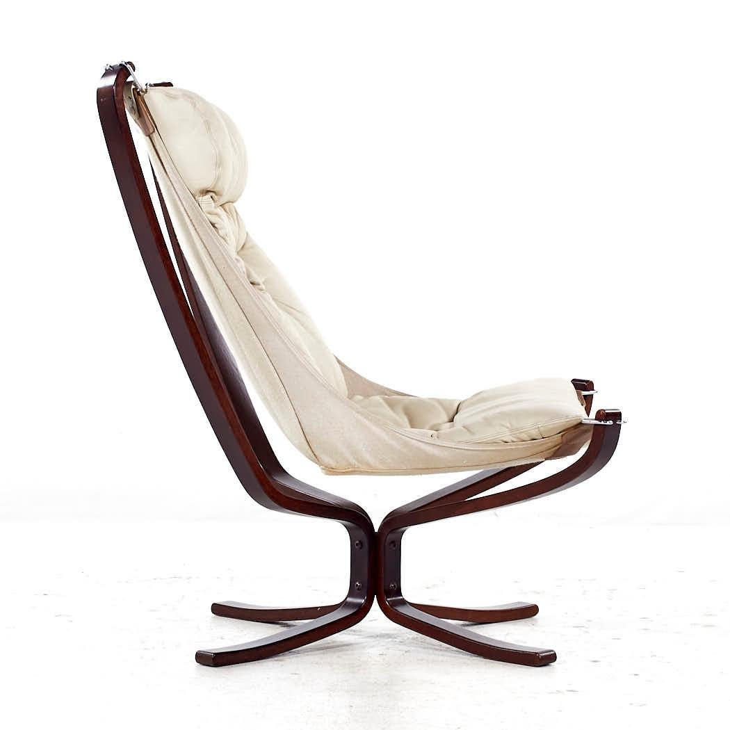Metal Sigurd Ressell for Vatne Mobler Mid Century Falcon Chair For Sale