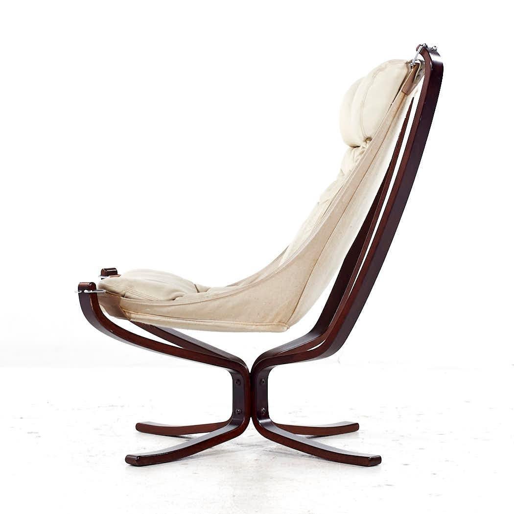 Metal Sigurd Ressell for Vatne Mobler Mid Century Falcon Chair For Sale
