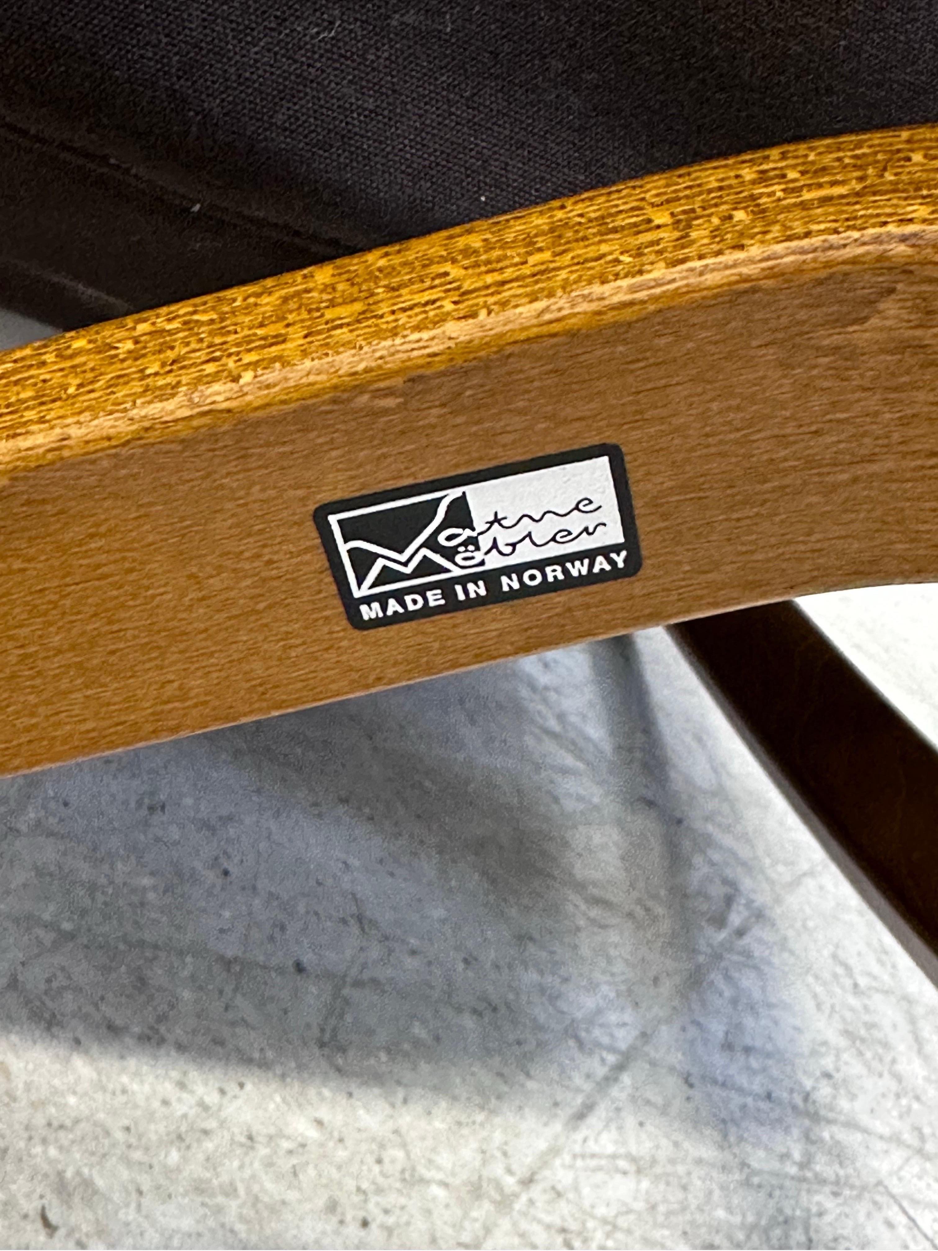 Sigurd Ressell Leder Falcon Lounge Chair für Vatne Mobler im Angebot 6