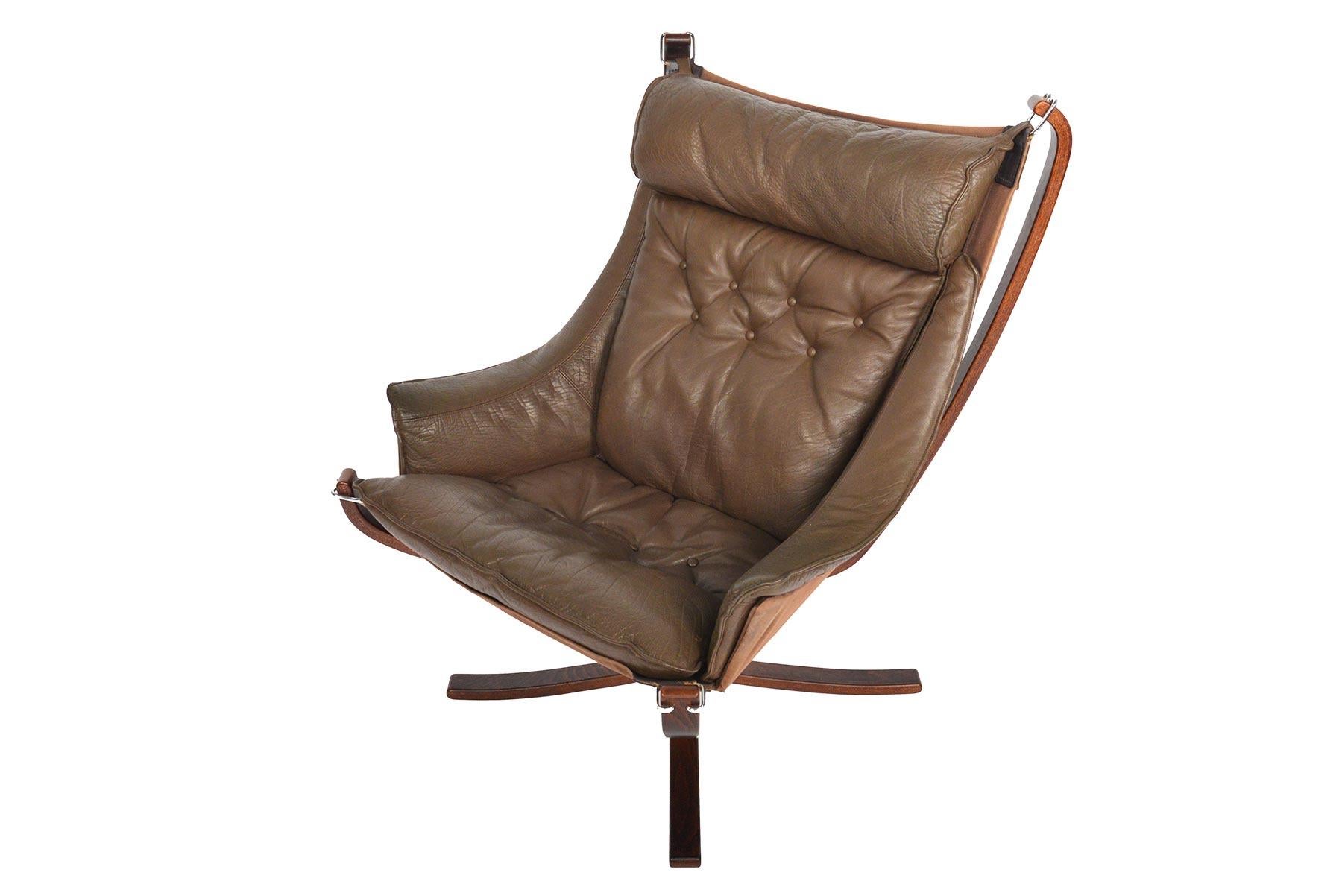 Sigurd Ressell Winged Falcon Chair In Good Condition In Berkeley, CA