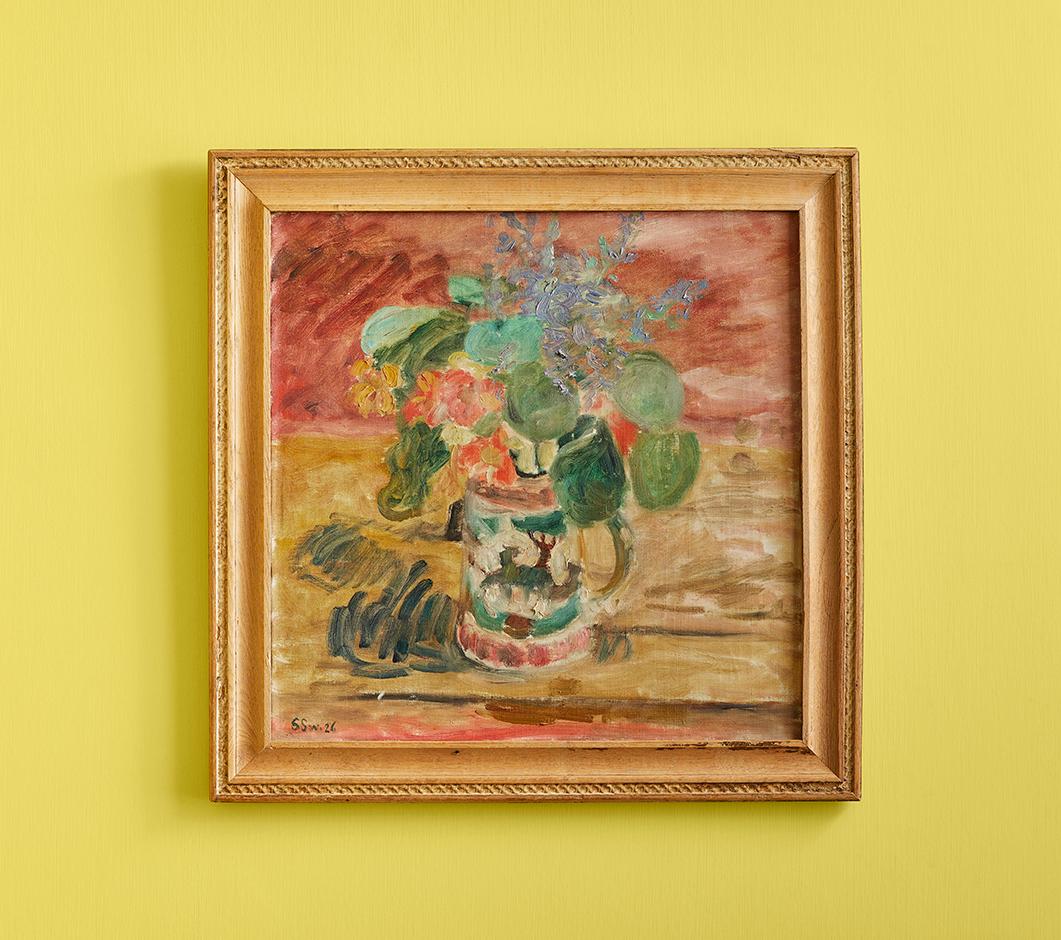 Oil Painting
Sigurd Swane

Denmark, 1926

Composition with flowers. Oil on canvas. Antique frame.