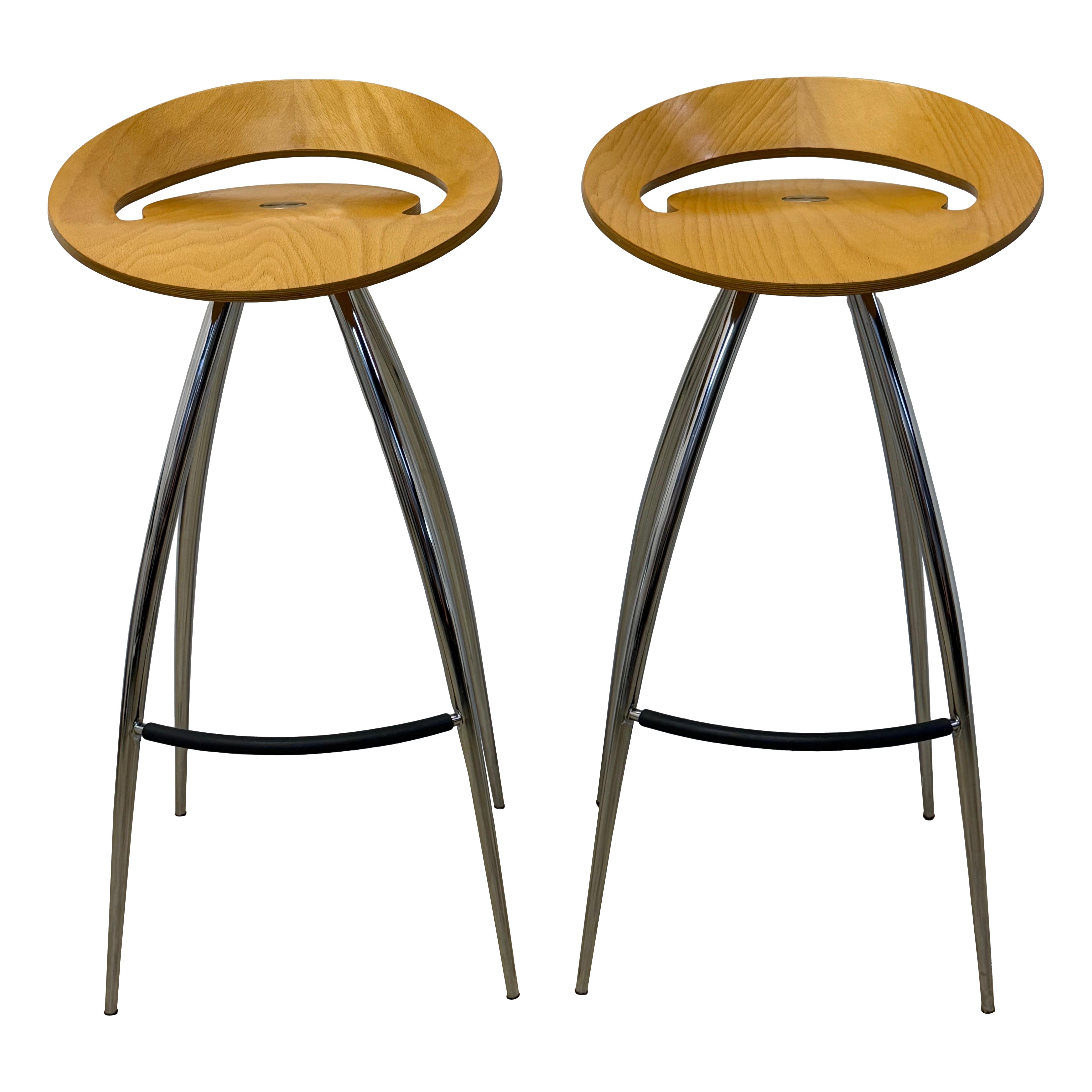 Sigurdur Thorsteinsson Lyra Bar Stools for Magis, Italy - a Pair