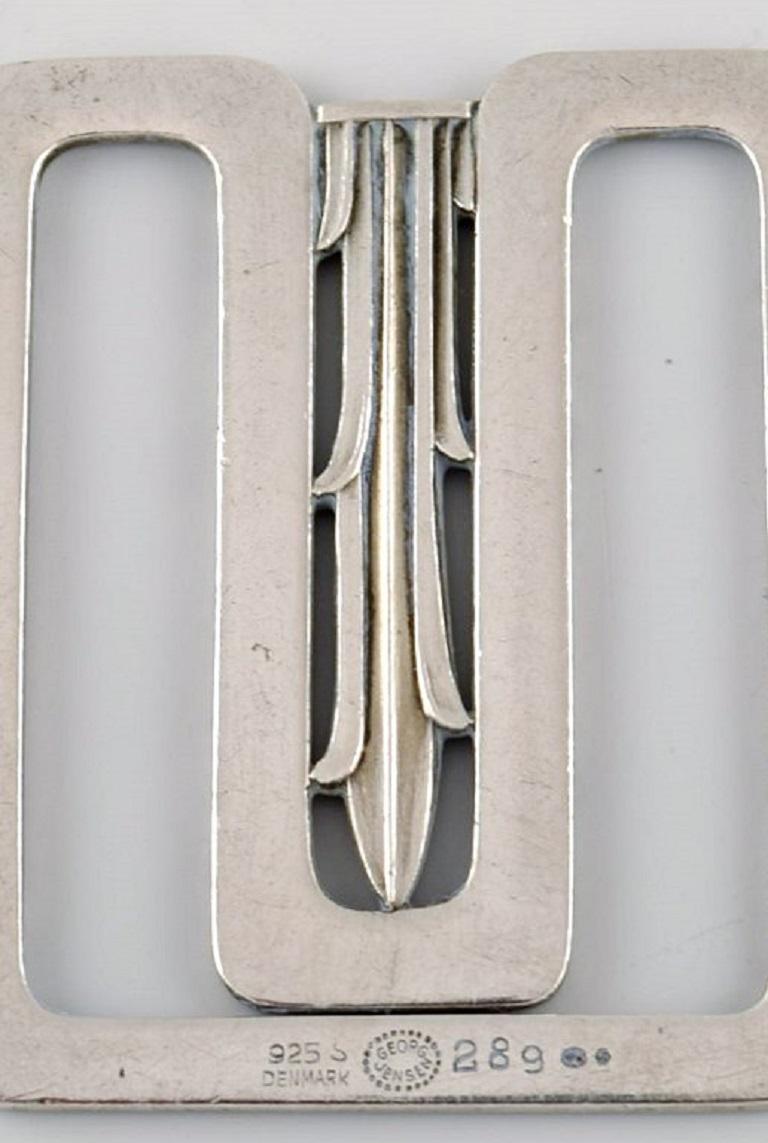 Sigvard Bernadotte for Georg Jensen, Money Clip in Sterling Silver In Excellent Condition In bronshoj, DK