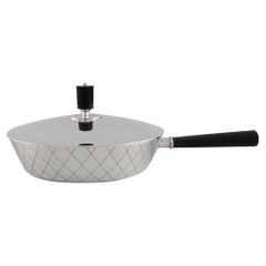 Sigvard Bernadotte for Georg Jensen, Rare Casserole in Sterling Silver