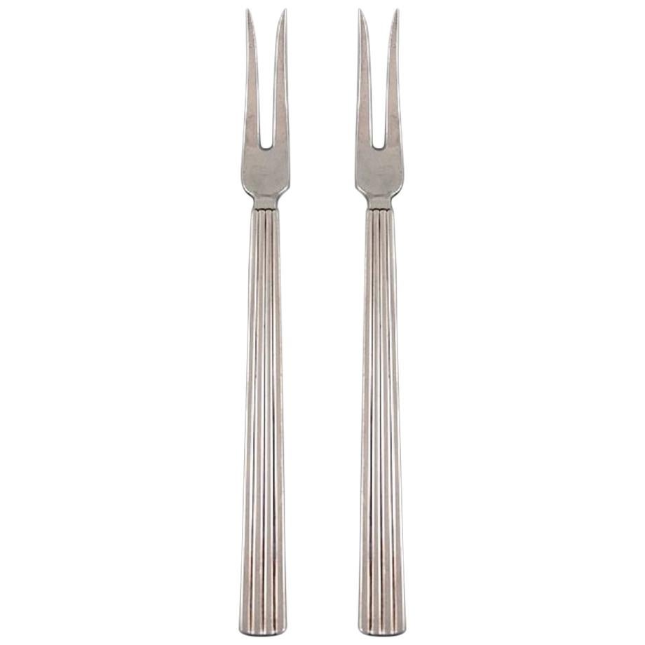 Sigvard Bernadotte for Georg Jensen, Two Bernadotte Cold Meat Forks