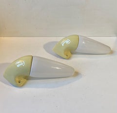 Sigvard Bernadotte Minimalist Bathroom Wall Lights for Ifö