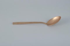Sigvard Bernadotte 'Scanline' Brass Cutlery, Complete Dinner Service for 7 P