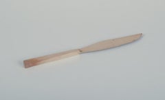 Sigvard Bernadotte "Scanline" brass flatware. Carving set and a carving fork.