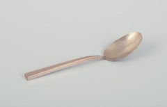 Sigvard Bernadotte 'Scanline' brass flatware. Four-person dinner set. 20 pieces