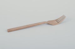 Sigvard Bernadotte "Scanline" brass flatware. Four-person dinner set. 24 pieces.