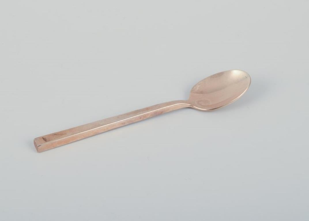 Sigvard Bernadotte „Scanline“ Besteck aus Messing. Tafelservice für vier Personen. 24 Pieces. (20. Jahrhundert) im Angebot