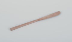 Sigvard Bernadotte "Scanline" brass flatware. Six dinner knives and forks