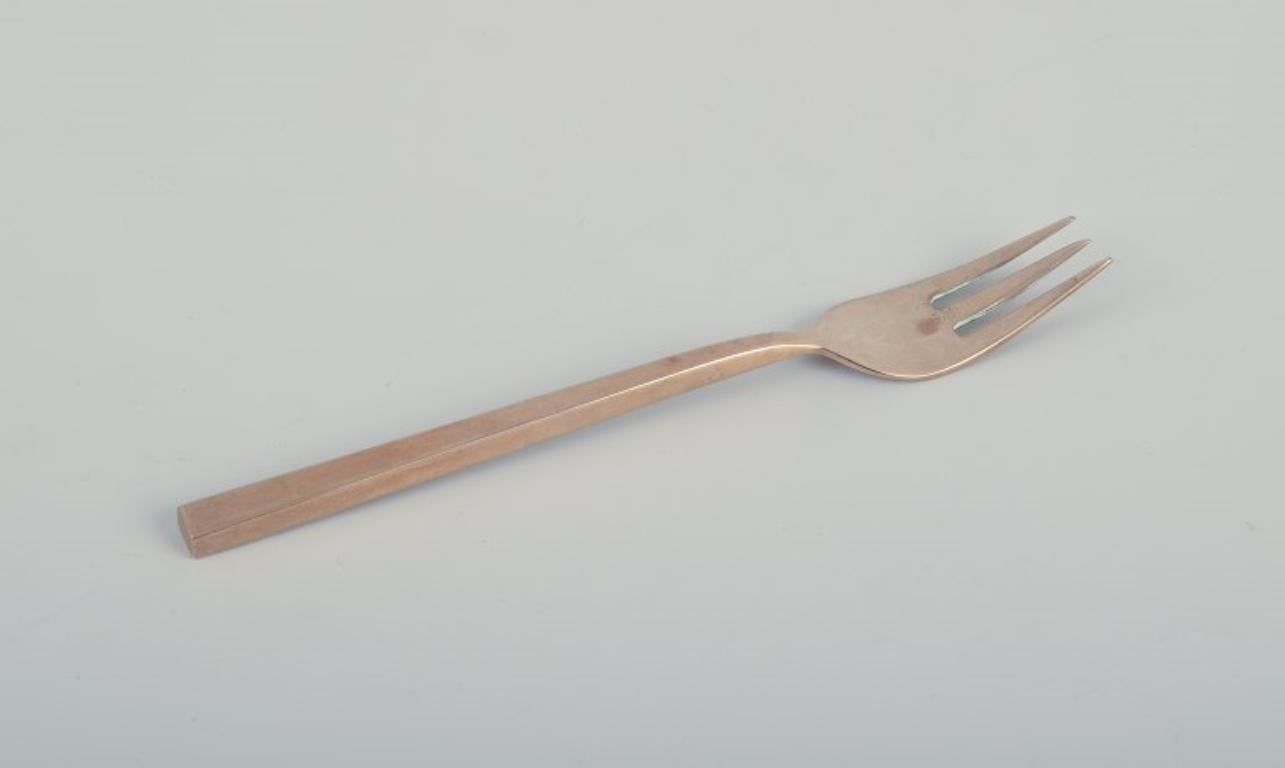Sigvard Bernadotte „Scanline“ Besteck aus Messing. Tafelservice für sechs Personen. 36 Pieces (20. Jahrhundert) im Angebot