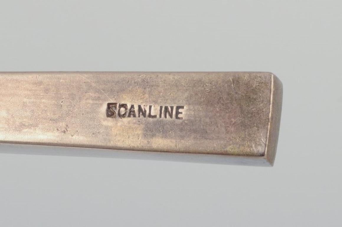 Sigvard Bernadotte „Scanline“ Besteck aus Messing. Tafelservice für sechs Personen. 36 Pieces im Angebot 2
