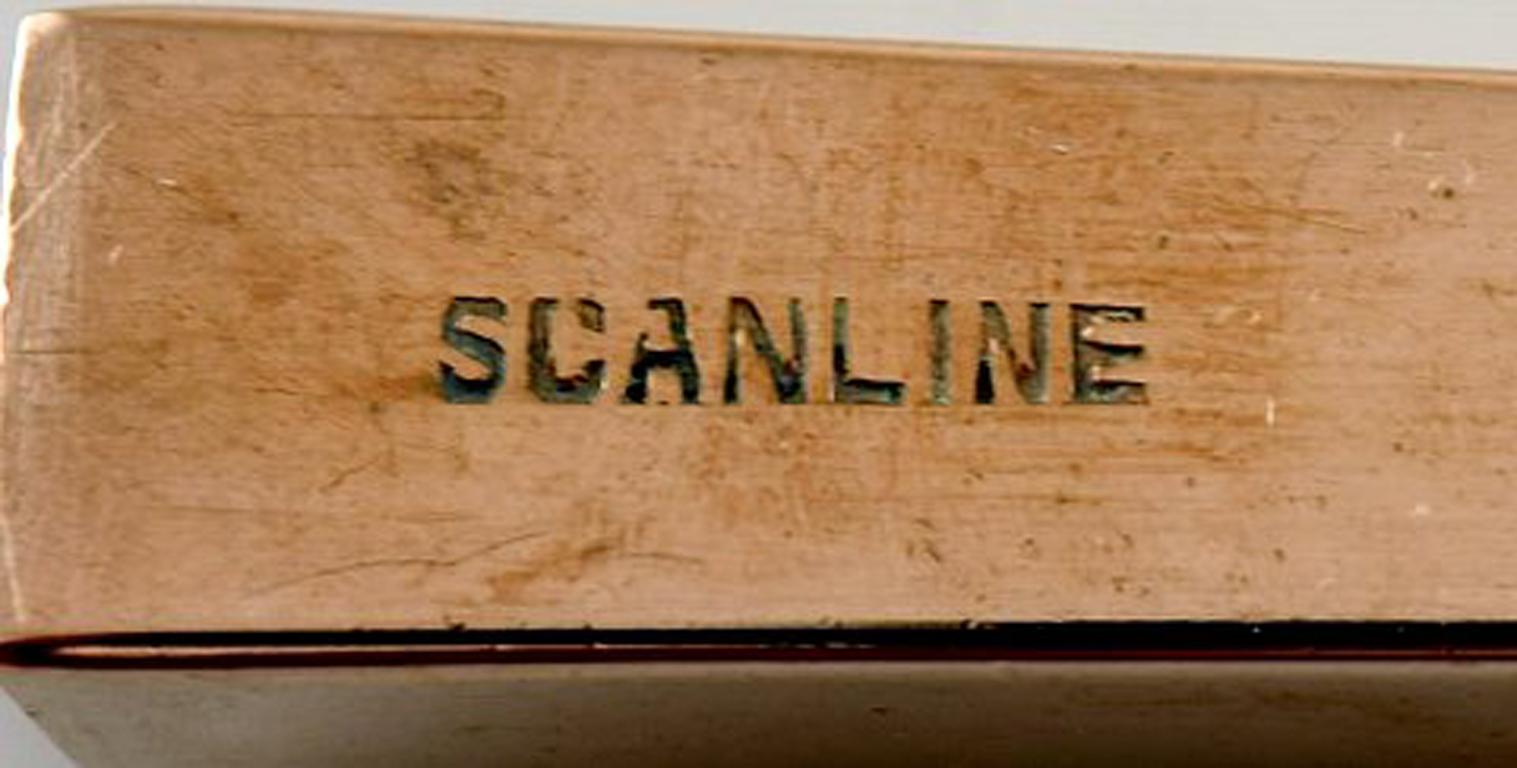 Sigvard Bernadotte 'Scanline' Cutlery in brass Complete for 4 Persons (Dänisch)