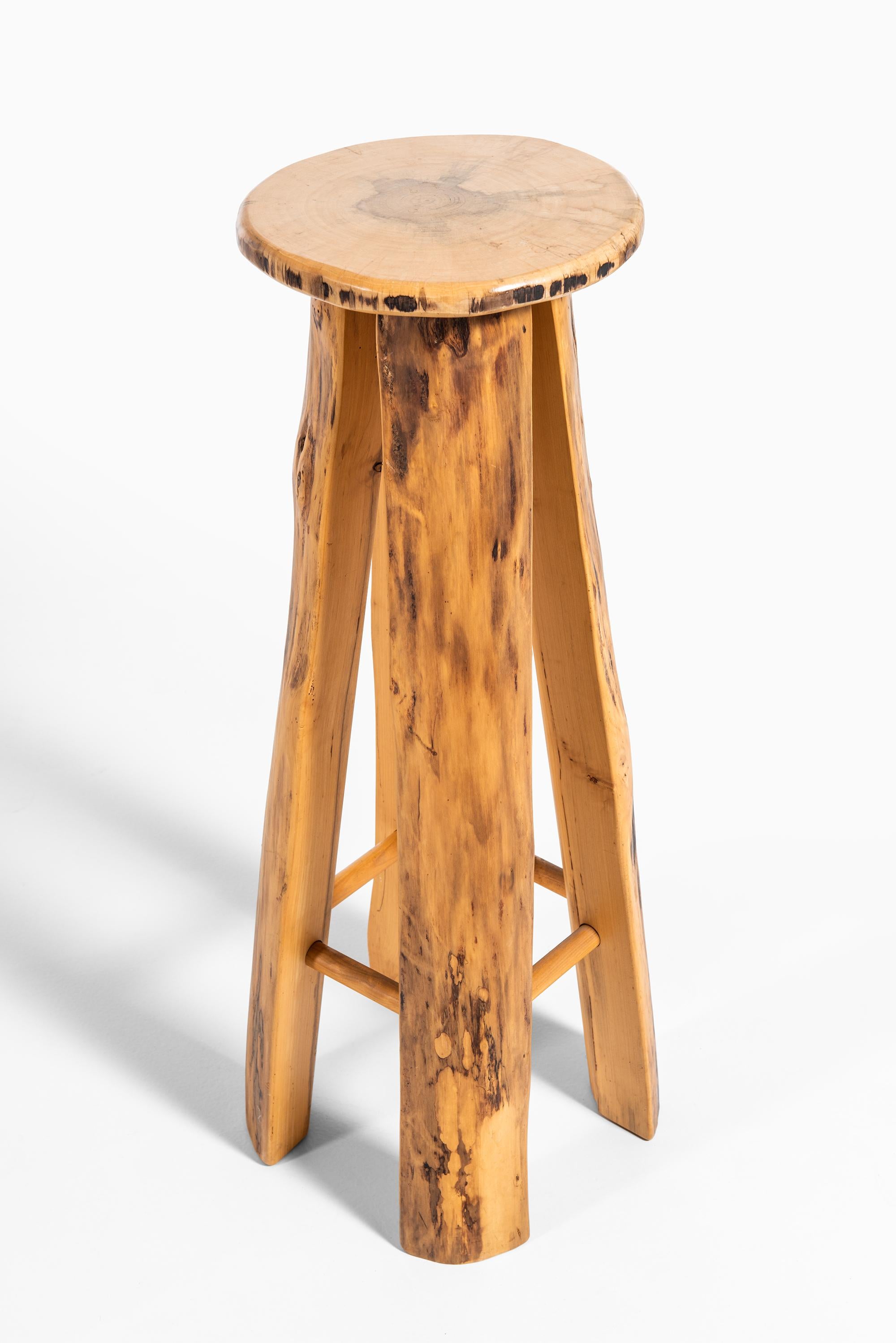 Mid-20th Century Sigvard Nilsson Bar Stools in Poplar Produced by Söwe in Sweden For Sale
