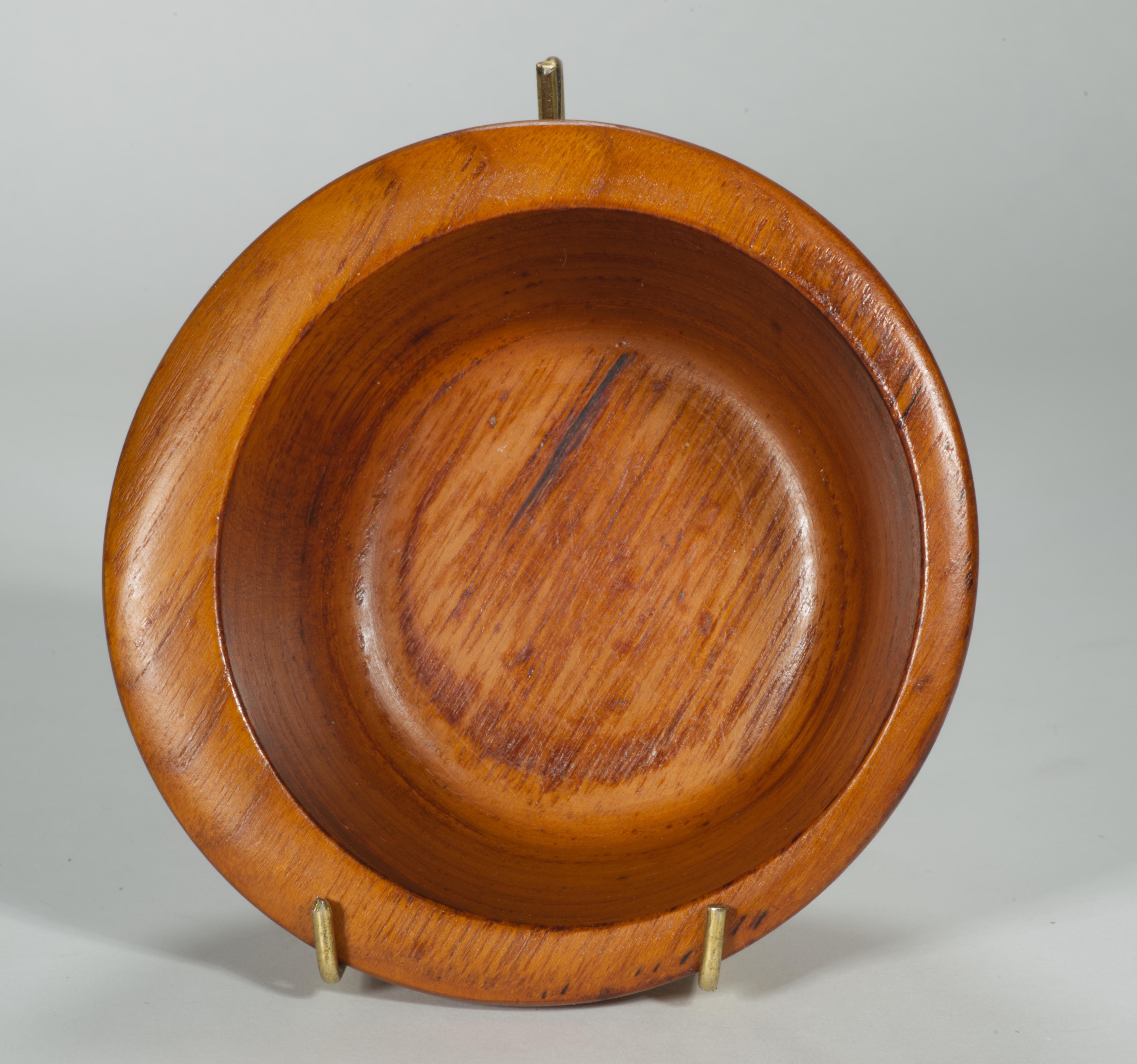 20th Century Sigvard Nilsson for Söwe Konst Sweden Teak Bowl Scandinavian Modern For Sale
