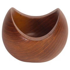 Sigvard Nilsson for Söwe Konst Sweden Teak Bowl Scandinavian Modern